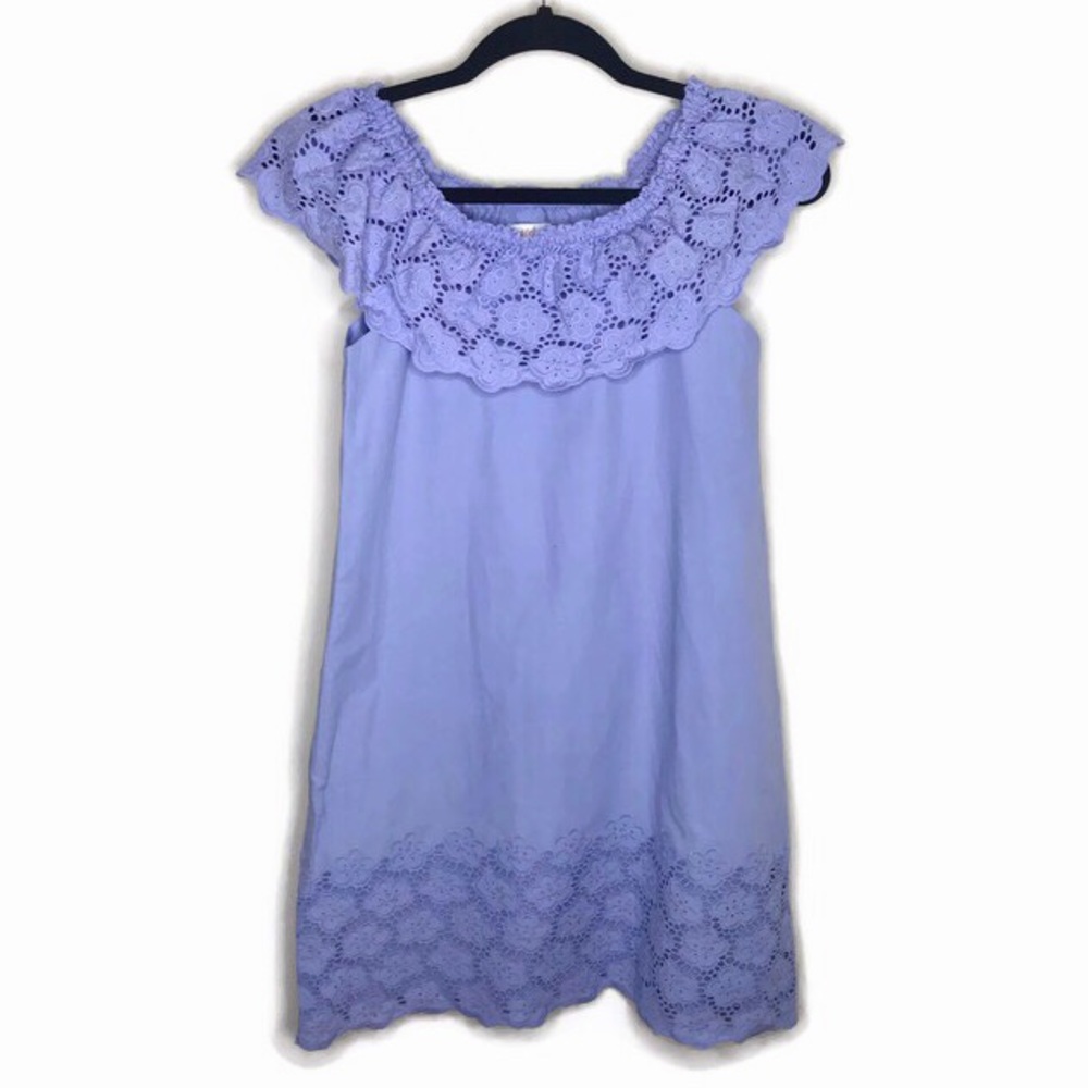 Cat & Jack • Girls Blue Lace Detail Dress L